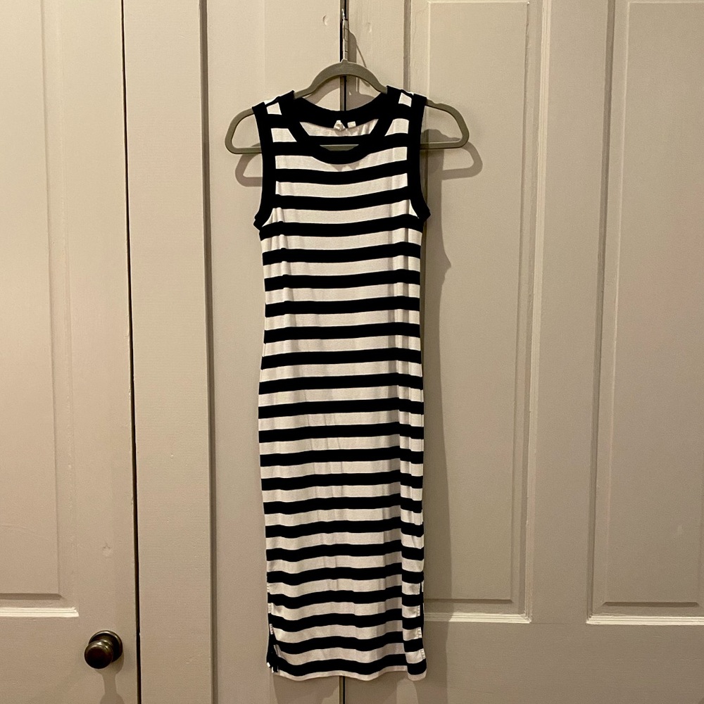 Striped Midi Dress